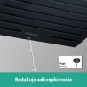 HANSGROHE Pulsify E horná sprcha hlavová 260 1jet kartáčovaný bronz 24330140