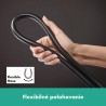 HANSGROHE Pulsify S sprchová sada 100 1jet EcoSmart+ so sprchovou tyčou 65 cm, matná čierna 24373670