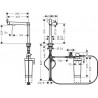 HANSGROHE Aqittura batéria drezová FilterSystem 240 1jet + štartovacia sada vzhľad nerezu 76802800