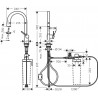 HANSGROHE Aqittura batéria drezová FilterSystem 210 1jet chróm 76803000