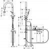 HANSGROHE Aqittura batéria drezová FilterSystem 210 1jet sBox chróm 76826000