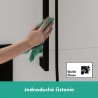 HANSGROHE Pulsify E 100 1jet EcoSmart+ sprchová sada s tyčou 90cm matná čierna, 24381670