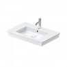 Duravit WHITE TULIP nábytkové umývadlo 75 x 49 cm s prepadom a ventilom s keramickou krytkou, biele 2363750000