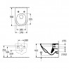 VILLEROY & BOCH Subway 3.0 predstenový set ViConnect, WC misa TwistFlush, sedátko SoftClose, tlačítko biele 4670TSR1SET1