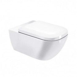 DURAVIT Happy D.2 závesná WC misa 36,5 x 54 cm Rimless, s upevnením Durafix, biela 2222090000