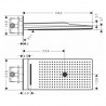 Hansgrohe Rainmaker Select 580 E 3jet EcoSmart hlavová sprcha s ramenom 390 mm biela/chróm 24011400