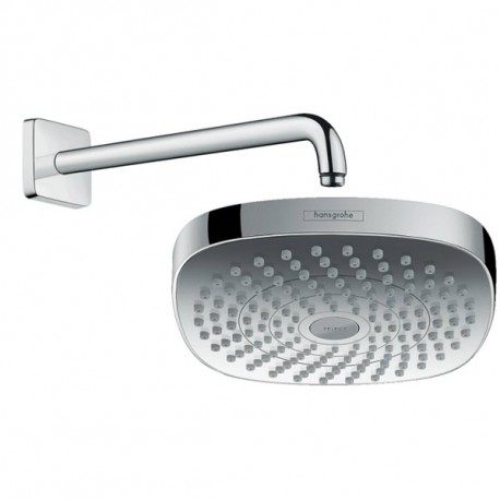 Hansgrohe Croma Select E hlavová sprcha 180 2jet EcoSmart + sprchové rameno chróm, 26528000S14