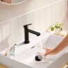 Hansgrohe Rebris S umývadlová batéria 110, CoolStart, matná čierna, 72520670