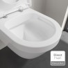 VILLEROY & BOCH Architecturapredstenový set ViConnect, WC misa DirectFlush, sedátko SoftClosing, tlačítko E200 biele 4694HR01SE