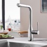 Grohe Essence drezová batéria s výsuvnou sprškou, chróm 30270000