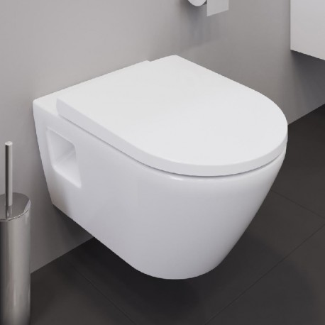 DURAVIT D-NEO set 2v1 závesná WC misa 37 x 54 cm, Rimless 2578090000 + WC sedátko SoftClose 0021690000, biela 45780900A1