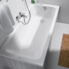 DURAVIT D-CODE vaňa 150 x 75 biela,odpad pri nohách, bez nôh, 700095000000000