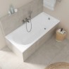 Duravit D-NEO akrylátová vaňa 180 x 80 cm biela, odpad pri nohách 700475000000000