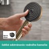 HANSGROHE Pulsify Select ručná sprcha 105 3jet Relaxation kartáčovaný bronz 24110140