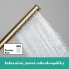 HANSGROHE Pulsify S ručná sprcha tyčová 100 1jet EcoSmart kartáčovaný bronz, 24125140