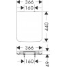 Hansgrohe EluPura Q WC sedátko a kryt s upevnením hore, biela, 60198450