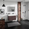 Hansgrohe Xevolos E skrinka pod umývadlo 980 x 475 mm s 2 zásuvkami, bridlicová matná sivá, 54183730