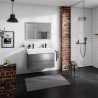 Hansgrohe Xevolos E skrinka pod umývadlo 980 x 475 mm s 2 zásuvkami, bridlicová matná sivá, 54183770