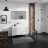 Hansgrohe Xevolos E skrinka pod umývadlo 1180 x 550 mm s 2 zásuvkami pre dosku so zápustným umývadlom, matná biela, 54193320