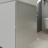 Hansgrohe Xevolos E skrinka pod umývadielko 480 x 475 mm s 2 zásuvkami, matná biela, 54172320