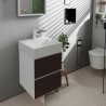 Hansgrohe Xevolos E skrinka pod umývadielko 480 x 475 mm s 2 zásuvkami, matná biela, 54172730