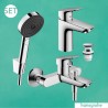 HANSGROHE Logis SET 3v1 sada pre vaňu a umývadlo, chróm, 71400000+71107000+24303000