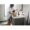 Hansgrohe Finoris umývadlová batéria 230 s vyťahovacou sprškou,2jet a výpusťou Push-Open chróm, 76063000