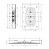 Hansgrohe Raindance Rainmaker 680 x 460 Air 3jet stropná zabudovaná sprcha chróm s osvetlením 28418000