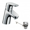 Hansgrohe Focus páková umývadlová batéria 70 s výpusťou, chróm 31730000