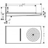 Hansgrohe Rainfall hlavová sprcha 180 Air 2jet chróm 28433000