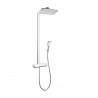 Hansgrohe Raindance Select E sprchový systém Showerpipe 360 1jet s termostatom biela/chróm, 27112400