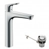 Hansgrohe Focus páková umývadlová batéria 190 s výpusťou, chróm 31608000