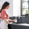 Hansgrohe Talis M52 drezová batéria 170 s vyťahovacou sprškou 2jet, chróm 32841000