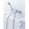 Hansgrohe Croma 100 vaňový set Vario 4-prúdy s hadicou 1,25m a držiakom chróm, 27592000