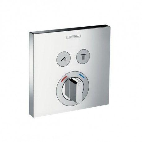 Hansgrohe ShowerSelect zmiešavacia batéria pre 2 spotrebiče k telesu pod omietku, chróm, 15768000