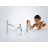 Hansgrohe Talis Select S umývadlová batéria 190 s výpusťou s tiahlom, ovládanie tlačidlom SELECT 72044000