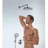 Hansgrohe Raindance Select S hlavová sprcha 240 2jet so sprchovým ramenom 390 mm biela/chróm 26466400