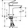 Hansgrohe Talis E umývadlová batéria 110 chróm 71712000