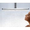 Hansgrohe Rainmaker Select 460 3jet stropná hlavová sprcha biela/chróm s vertikálnym ramenom 100 mm 24006400