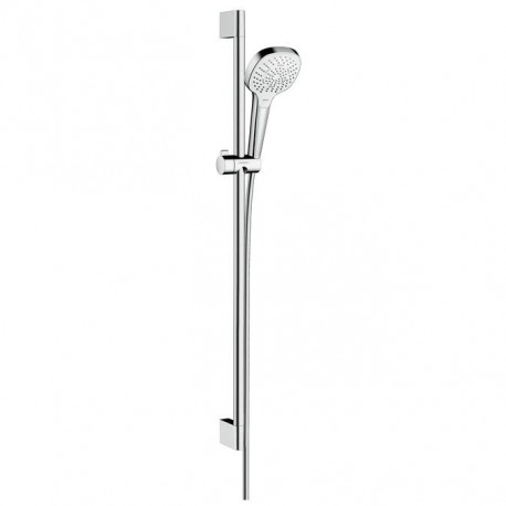 Hansgrohe Croma Select E sprchový set Multi 3-prúdový s tyčou 0,90 m biela/chróm 26590400