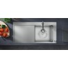 Hansgrohe Metris Select M71 drezová batéria 200 s vyťahovacím výtokom 1jet, sBox a tlačítkom Select vzhľad nerezu 73804800