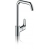 Hansgrohe Focus M41 páková drezová batéria 260 tvar U 1jet vzhľad nerezový 31820800