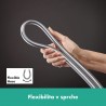 Hansgrohe sprchová hadica Isiflex 160 cm s reguláciou prietoku, chróm 28248000