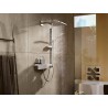 Hansgrohe Raindance Select S sprchový set 120 3jet s nástennou tyčou 90cm s poličkou chróm, 27648000