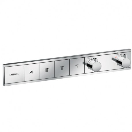 Hansgrohe RainSelect termostatická sprchová batéria pre 4 spotrebiče k telesu pod omietku, chróm 15382000