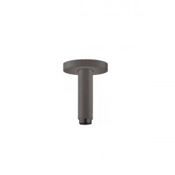 Hansgrohe sprchové rameno S 100 mm, do stropu, kartáčovaný čierny chróm, 27393340