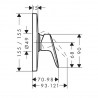 Hansgrohe Logis páková sprchová batéria HighFlow pod omietku chróm 71607000