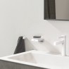 Hansgrohe AddStoris mydelnička s držiakom, matné sklo/matná biela, 41746700