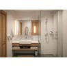 Hansgrohe AddStoris polička rohová do sprchy, matná biela, 41741700