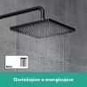 Hansgrohe Vernis Shape horná sprcha 230 1 jet EcoSmart matná čierna 26283670